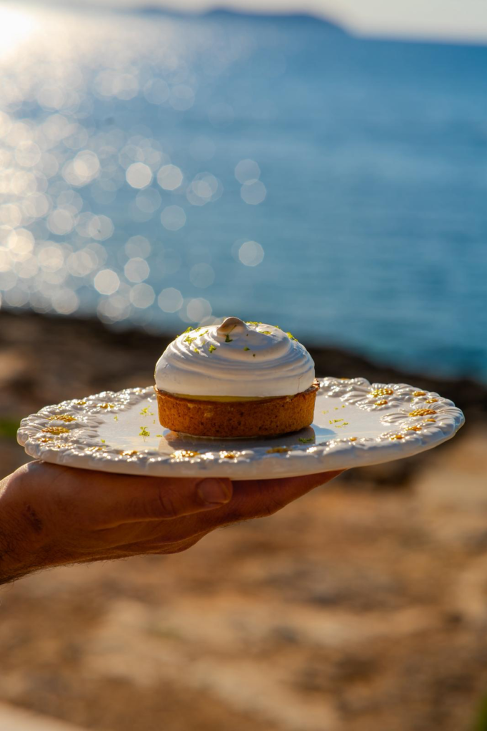 Dessert gourmand du Bambino Ibiza pour bien manger 
